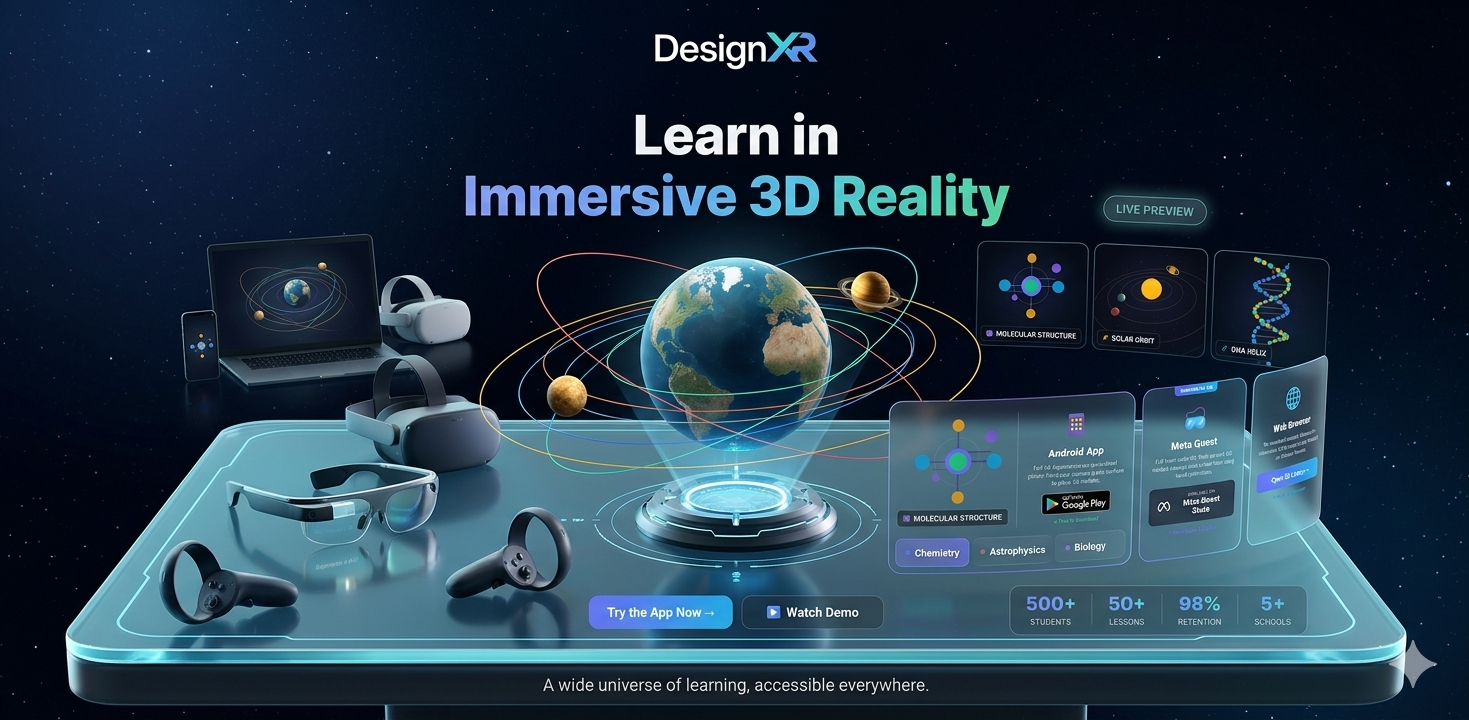 DesignXR for Education Simulation
